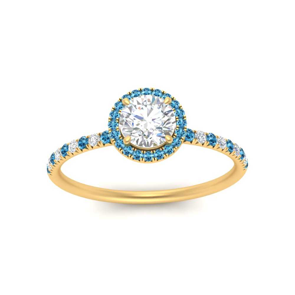 round-cut-blue-topaz-halo-petite-engagement-ring-in-yellow-gold-FD8523RORGICBLTOANGLE3-NL-YG