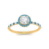 Load image into Gallery viewer, round-cut-blue-topaz-halo-petite-engagement-ring-in-yellow-gold-FD8523RORGICBLTOANGLE3-NL-YG
