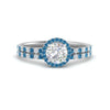 Load image into Gallery viewer, round-cut-blue-topaz-halo-wedding-ring-set-in-white-gold-FD8523ROGICBLTO-NL-WG