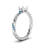 Load image into Gallery viewer, round-cut-blue-topaz-twisted-vine-engagement-ring-in-white-gold-FD9127RORGICBLTOANGLE2-NL-WG
