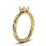 Load image into Gallery viewer, round-cut-blue-topaz-twisted-vine-engagement-ring-in-yellow-gold-FD9127RORGICBLTOANGLE2-NL-YG