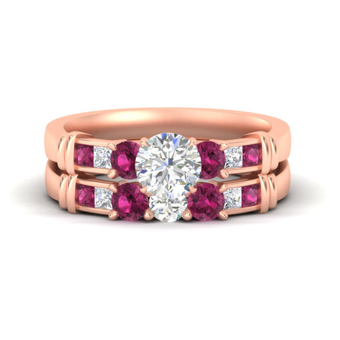 round-cut-bridal-ring-set-with-pink-sapphire-princess-channel-accents-in-rose-gold-fdens286rogsadrpisleep-nl-rg.jpg