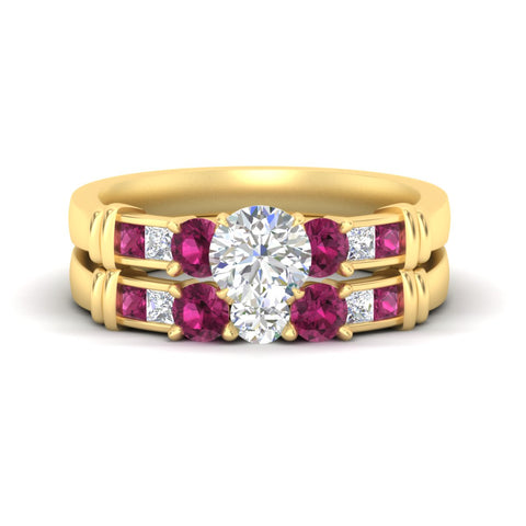round-cut-bridal-ring-set-with-pink-sapphire-princess-channel-accents-in-yellow-gold-fdens286rogsadrpisleep-nl-yg.jpg