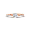 Load image into Gallery viewer, round-cut-cathedral-pave-diamond-engagement-ring-in-rose-gold-FD11145ROR-NL-RG
