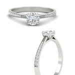 Load image into Gallery viewer, round-cut-cathedral-pave-diamond-engagement-ring-in-white-gold-FD11145RORANGLE3-NL-WG
