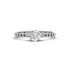 Load image into Gallery viewer, round-cut-cathedral-pave-diamond-engagement-ring-with-black-diamond-in-white-gold-FD11145RORGBLACK-NL-WG