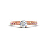 Load image into Gallery viewer, round-cut-cathedral-pave-diamond-engagement-ring-with-pink-sapphire-in-rose-gold-FD11145RORGSADRPI-NL-RG