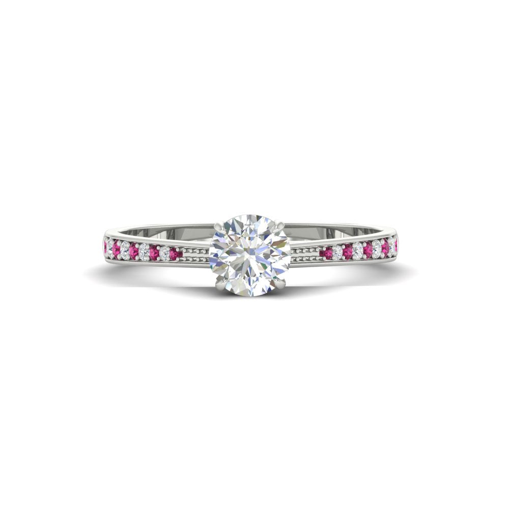 round-cut-cathedral-pave-diamond-engagement-ring-with-pink-sapphire-in-white-gold-FD11145RORGSADRPI-NL-WG