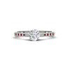 Load image into Gallery viewer, round-cut-cathedral-pave-diamond-engagement-ring-with-ruby-in-white-gold-FD11145RORGRUDR-NL-WG