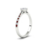 Load image into Gallery viewer, round-cut-cathedral-pave-diamond-engagement-ring-with-ruby-in-white-gold-FD11145RORGRUDRANGLE2-NL-WG