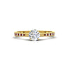 Load image into Gallery viewer, round-cut-cathedral-pave-diamond-engagement-ring-with-ruby-in-yellow-gold-FD11145RORGRUDR-NL-YG