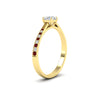 Load image into Gallery viewer, round-cut-cathedral-pave-diamond-engagement-ring-with-ruby-in-yellow-gold-FD11145RORGRUDRANGLE2-NL-YG