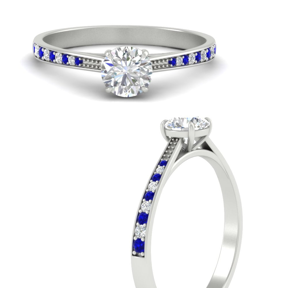 round-cut-cathedral-pave-diamond-engagement-ring-with-sapphire-in-white-gold-FD11145RORGSABLANGLE3-NL-WG