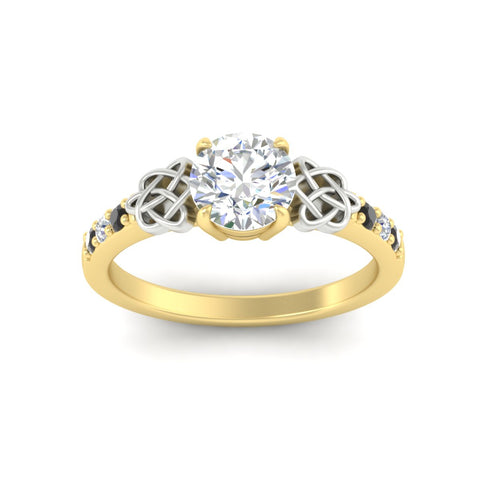 round-cut-celtic-black-diamond-two-tone-engagement-ring-in-yellow-gold-fdens2255rorgblackangle5-nl-yg.jpg
