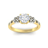Load image into Gallery viewer, round-cut-celtic-black-diamond-two-tone-engagement-ring-in-yellow-gold-fdens2255rorgblackangle5-nl-yg.jpg