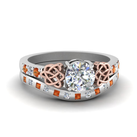 round-cut-celtic-diamond-ring-and-matching-band-with-orange-sapphire-in-950-Platinum-FDENS2255B4ROGSAOR-NL-WG?v=1757052246