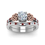 Load image into Gallery viewer, round-cut-celtic-diamond-ring-and-matching-band-with-ruby-in-950-Platinum-FDENS2255B4ROGRUDRANGLE5-NL-WG_90f0e9a5-1281-44d5-9167-23e7f3e602ba?v=1757052331
