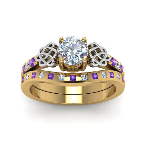 round-cut-celtic-diamond-ring-and-matching-band-with-violac-topaz-in-14K-yellow-gold-FDENS2255B4ROGVITOANGLE5-NL-YG?v=1757052247