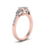 Load image into Gallery viewer, round-cut-celtic-diamond-ring-in-14K-rose-gold-FDENS2255RORANGLE2-NL-RG
