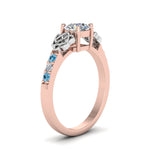 Load image into Gallery viewer, round-cut-celtic-diamond-ring-with-blue-topaz-in-14K-rose-gold-FDENS2255RORGICBLTOANGLE2-NL-RG
