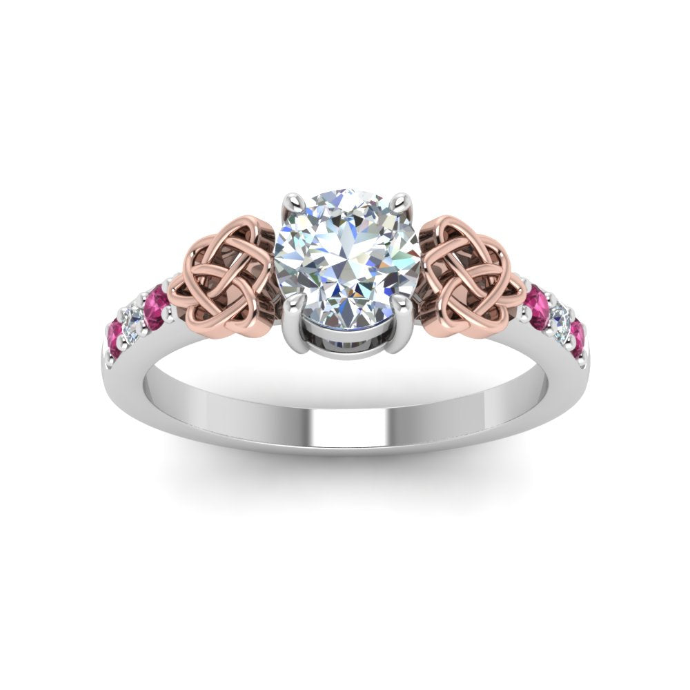 round-cut-celtic-diamond-ring-with-pink-sapphire-in-14K-white-gold-FDENS2255RORGSADRPIANGLE5-NL-WG