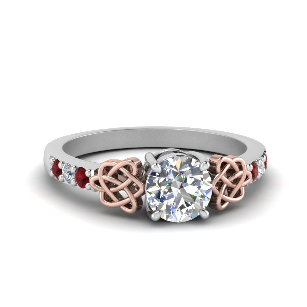 round-cut-celtic-diamond-ring-with-ruby-in-14K-white-gold-FDENS2255RORGRUDR-NL-WG