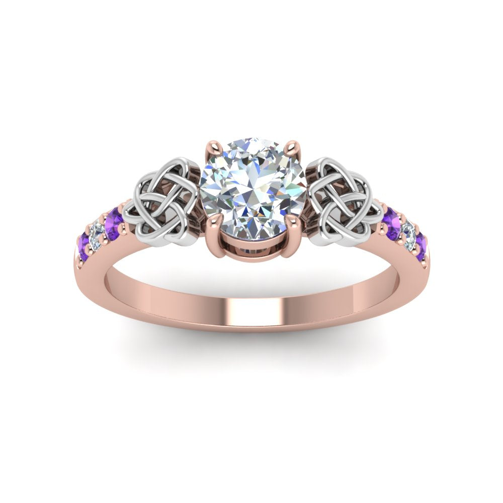 round-cut-celtic-diamond-ring-with-violac-topaz-in-14K-rose-gold-FDENS2255RORGVITOANGLE5-NL-RG