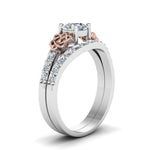 Load image into Gallery viewer, round-cut-celtic-diamond-wedding-ring-set-in-14K-white-gold-FDENS2255B1ROANGLE2-NL-WG_c74d126e-7b01-4b0c-92f1-6c2510fcda8d?v=1757057011
