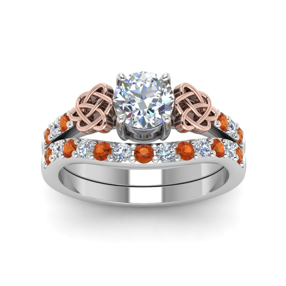 round-cut-celtic-diamond-wedding-ring-set-with-orange-sapphire-in-14K-white-gold-FDENS2255B1ROGSAORANGLE5-NL-WG?v=1757056939