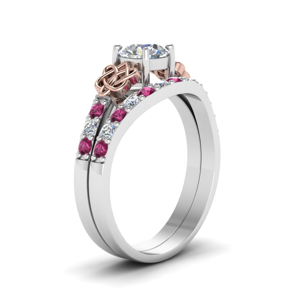 round-cut-celtic-diamond-wedding-ring-set-with-pink-sapphire-in-14K-white-gold-FDENS2255B1ROGSADRPIANGLE2-NL-WG?v=1757056939