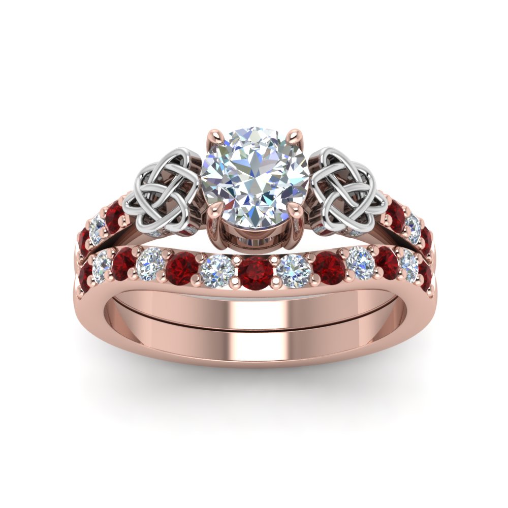 round-cut-celtic-diamond-wedding-ring-set-with-ruby-in-14K-rose-gold-FDENS2255B1ROGRUDRANGLE5-NL-RG?v=1757056939