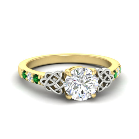 round-cut-celtic-emerald-two-tone-engagement-ring-in-yellow-gold-fdens2255rorgemgrsleep-nl-yg.jpg
