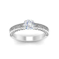Thumbnail 3 - round-cut-celtic-engraved-solitaire-ring-in-white-gold-fdenr8544rorangle5-nl-wg