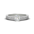 Thumbnail 5 - round-cut-celtic-engraved-solitaire-ring-in-white-gold-fdenr8544rorsleep-nl-wg