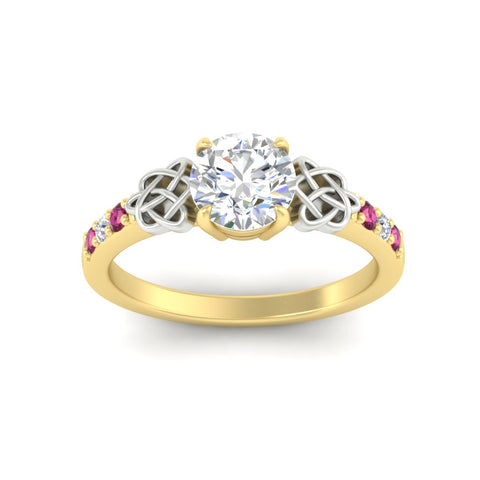 round-cut-celtic-pink-sapphire-two-tone-engagement-ring-in-yellow-gold-fdens2255rorgsadrpiangle5-nl-yg.jpg