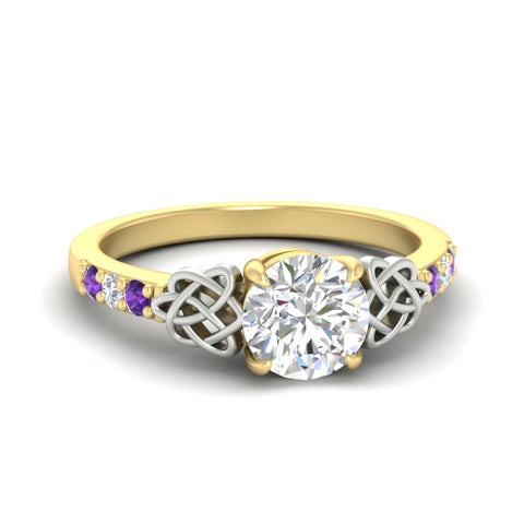 round-cut-celtic-purple-topaz-two-tone-engagement-ring-in-yellow-gold-fdens2255rorgvitosleep-nl-yg.jpg