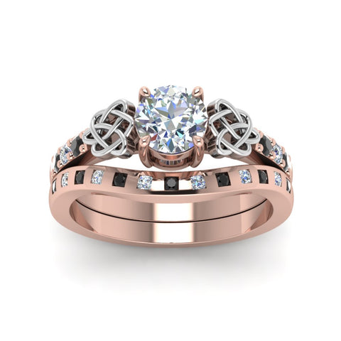 round-cut-celtic-ring-and-matching-band-with-black-diamond-in-14K-rose-gold-FDENS2255B4ROGBLACKANGLE5-NL-RG?v=1757052247