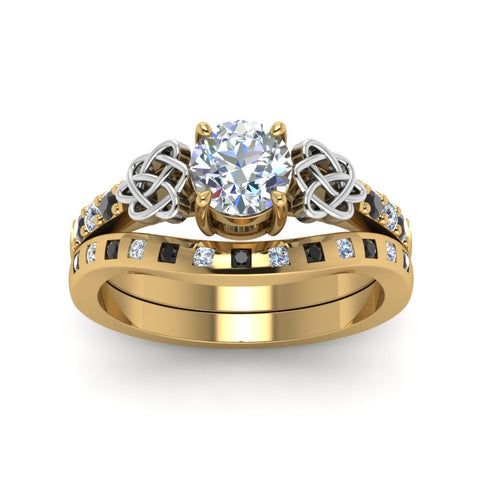 round-cut-celtic-ring-and-matching-band-with-black-diamond-in-14K-yellow-gold-FDENS2255B4ROGBLACKANGLE5-NL-YG?v=1757052247