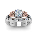 Load image into Gallery viewer, round-cut-celtic-ring-and-matching-band-with-black-diamond-in-950-Platinum-FDENS2255B4ROGBLACKANGLE5-NL-WG_e4f1287c-6e21-4893-a8fd-af30ae642e99?v=1757052331
