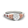 Load image into Gallery viewer, round-cut-celtic-ruby-two-tone-engagement-ring-in-white-gold-fdens2255rorgrudrsleep-nl-wg.jpg