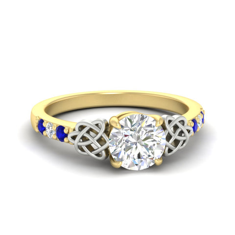 round-cut-celtic-sapphire-two-tone-engagement-ring-in-yellow-gold-fdens2255rorgsablsleep-nl-yg.jpg