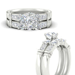 Load image into Gallery viewer, round-cut-channel-bar-diamond-wedding-ring-set-in-white-gold-fdens286rosleep-nl-wg
