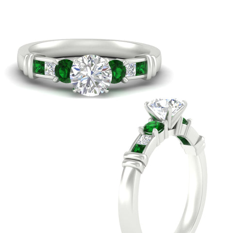 round-cut-channel-bar-set-emerald-engagement-ring-in-white-gold-fdens286rorgemgrangle3-nl-wg.jpg