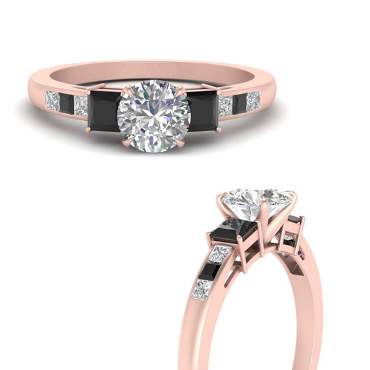 round-cut-channel-three-stone-diamond-engagement-ring-with-black-diamond-in-rose-gold-FDENS205RORGBLACK-NL-RG.jpg
