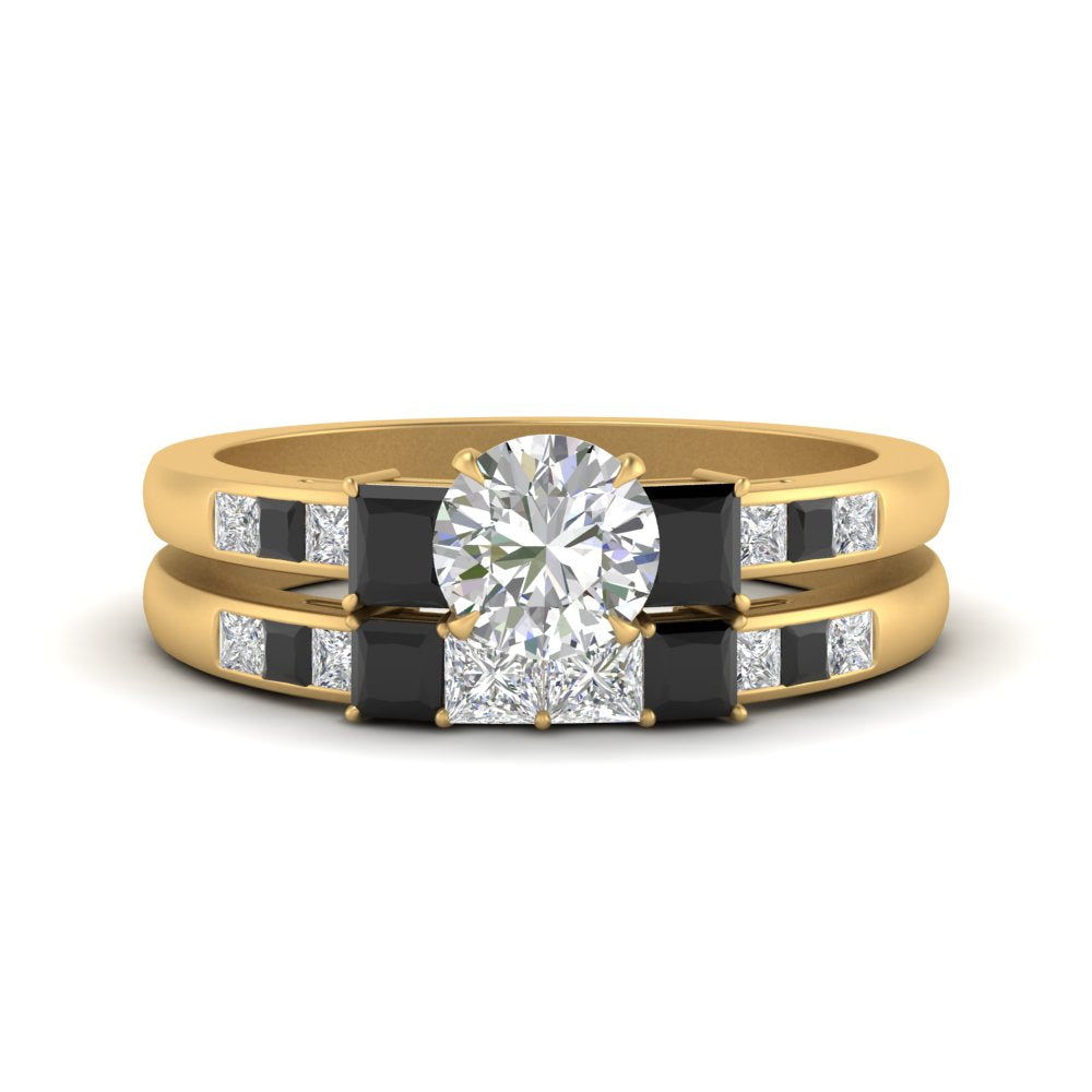 round-cut-channel-three-stone-diamond-engagement-ring-with-black-diamond-in-yellow-gold-FDENS205ROGBLACK-NL-YG.jpg