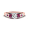 Load image into Gallery viewer, round-cut-channel-three-stone-diamond-engagement-ring-with-pink-sapphire-in-rose-gold-FDENS205RORGSADRPI-NL-RG.jpg