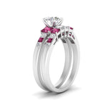 Load image into Gallery viewer, round-cut-channel-three-stone-diamond-engagement-ring-with-pink-sapphire-in-white-gold-FDENS205ROGSADRPI-NL-WG.jpg