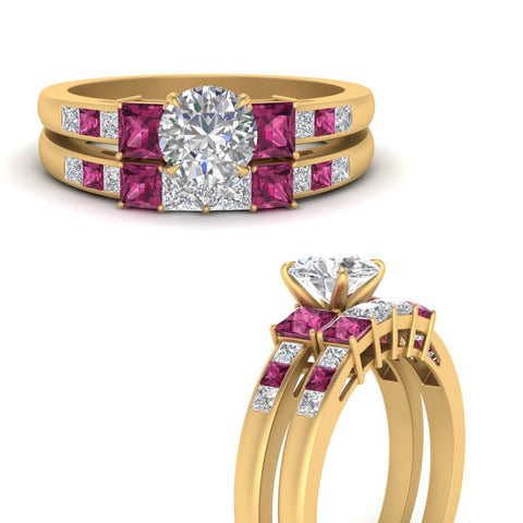round-cut-channel-three-stone-diamond-engagement-ring-with-pink-sapphire-in-yellow-gold-FDENS205ROGSADRPI-NL-YG.jpg