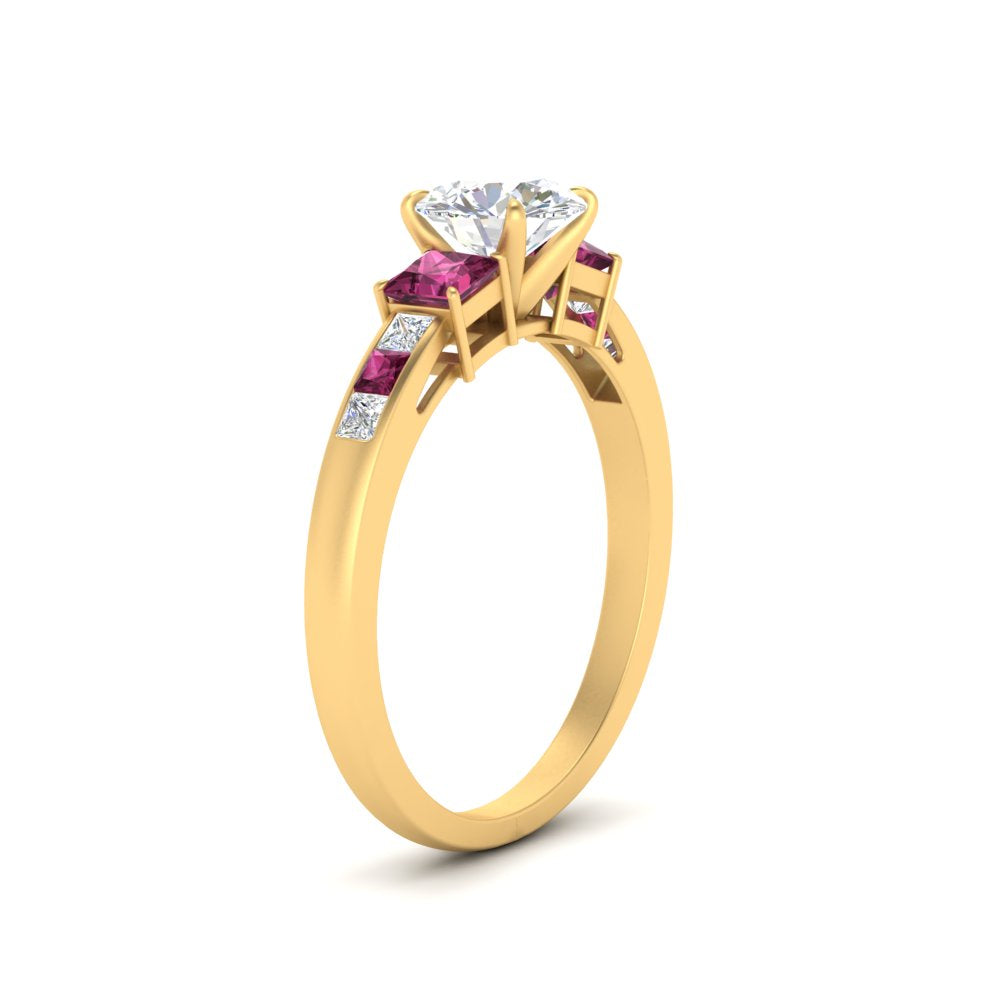 round-cut-channel-three-stone-diamond-engagement-ring-with-pink-sapphire-in-yellow-gold-FDENS205RORGSADRPI-NL-YG.jpg