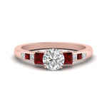 Load image into Gallery viewer, round-cut-channel-three-stone-diamond-engagement-ring-with-ruby-in-rose-gold-FDENS205RORGRUDR-NL-RG.jpg
